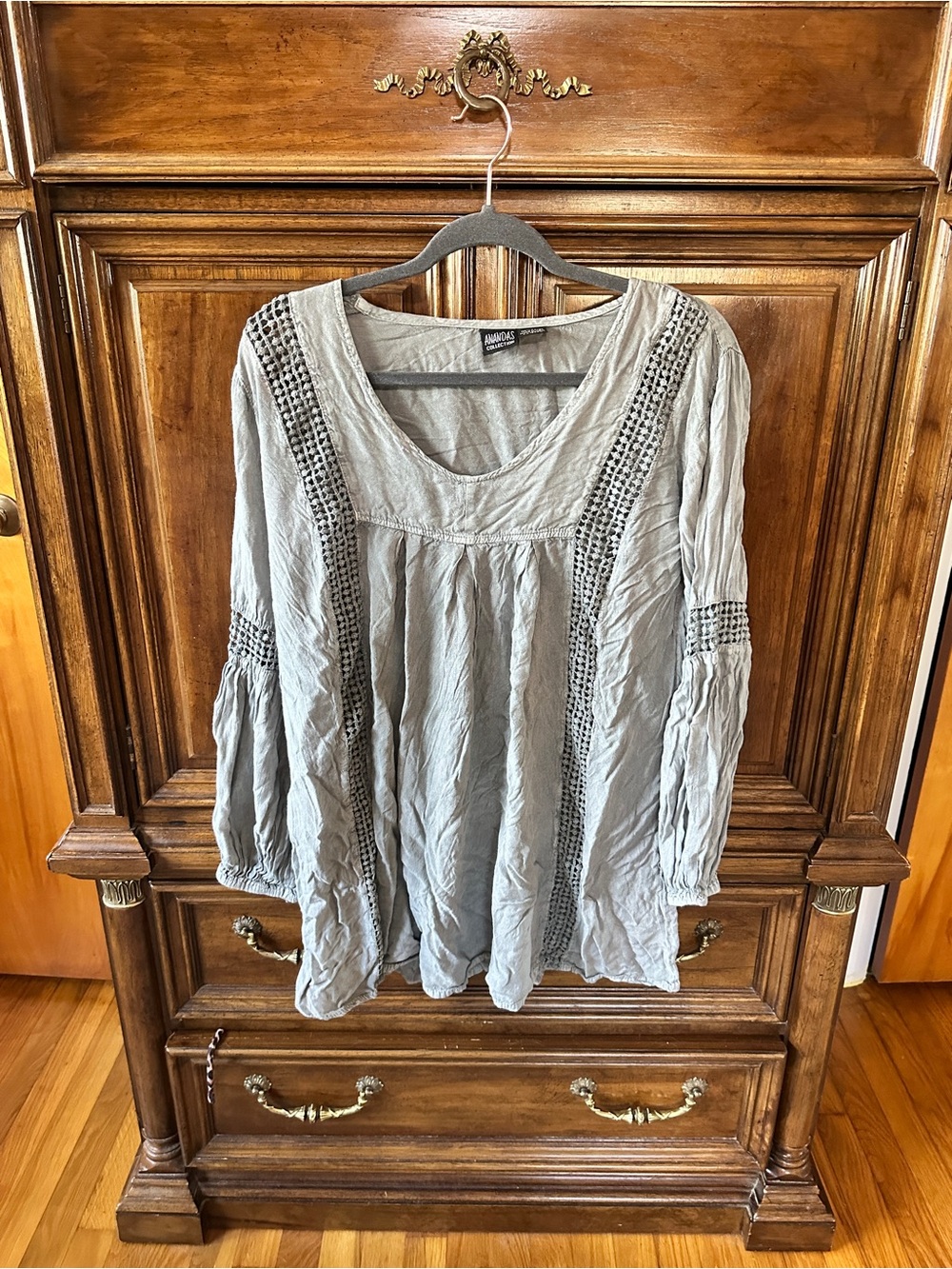 Boho long sleeve top